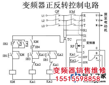 怎么用變頻器實現電動機的自動正反轉控制